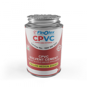 CPVC SOLVENT CEMENT FOR HOT & COLD WATER PLUMBING APPLICATIONS YELLOW MEDIUM BODIED