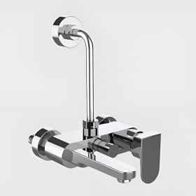 BATH & SHOWER MIXER WITH PROVISION OF OVERHEAD SHOWER